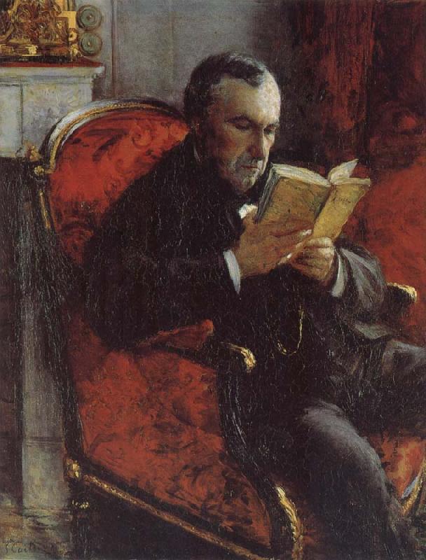 Gustave Caillebotte The portrait of M.E.D oil painting picture